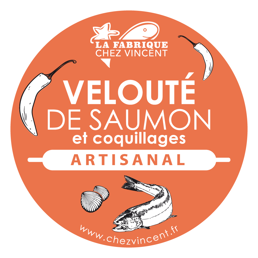 Velouté de saumon et coquillage