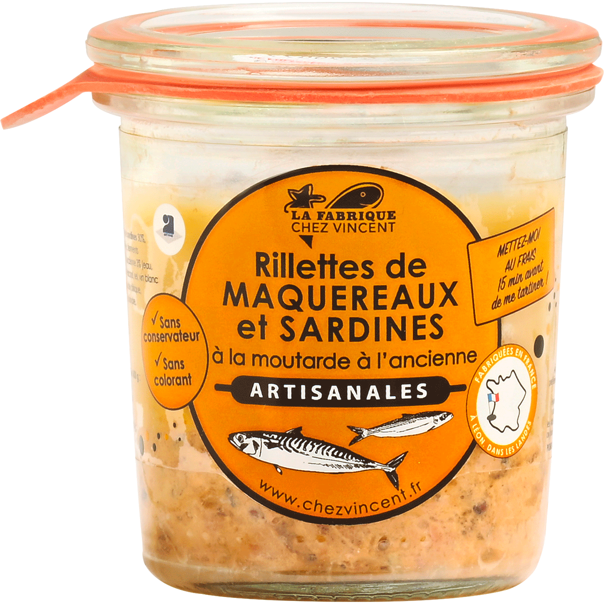 Rillettes de maquereaux et sardines