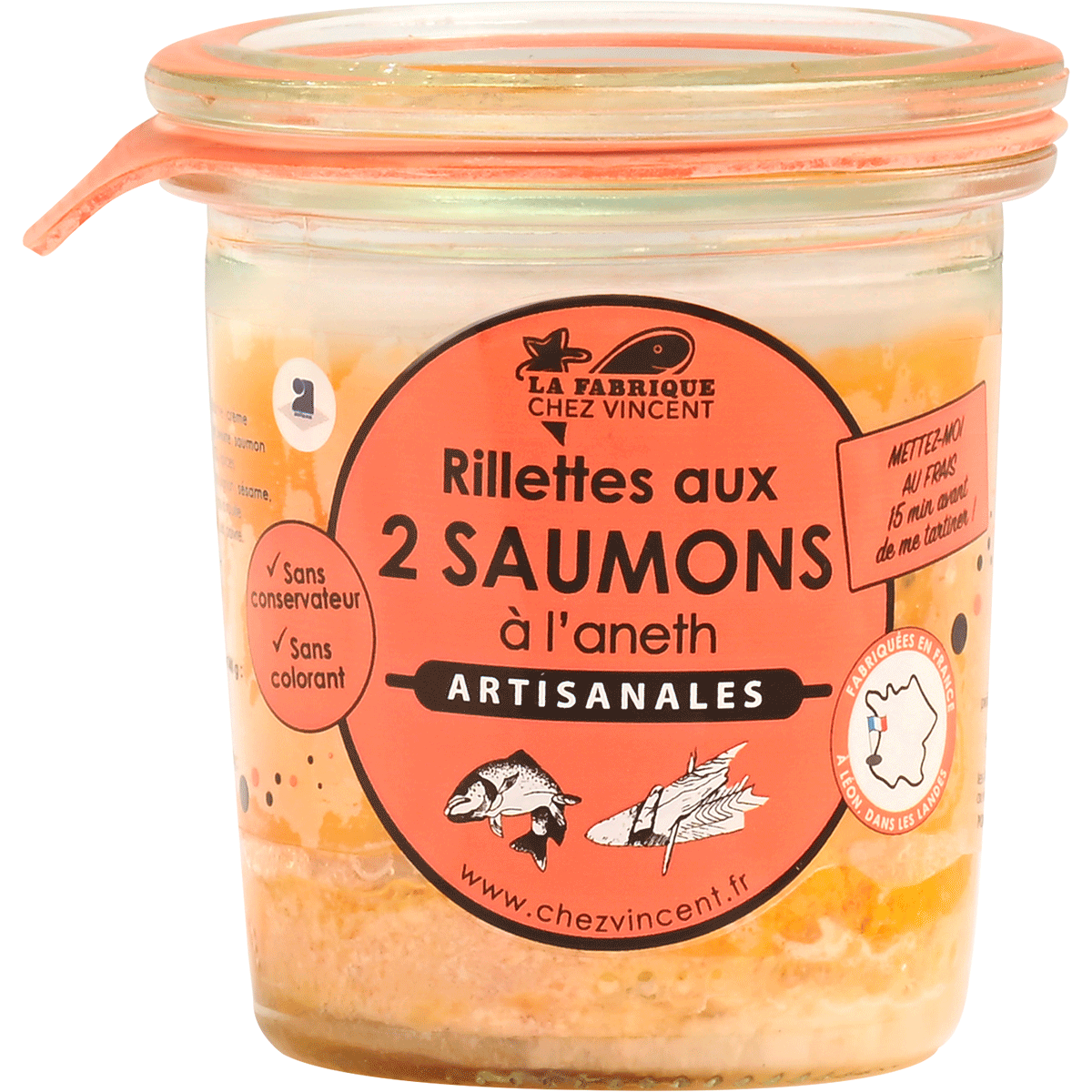 rillettes aux deux saumons